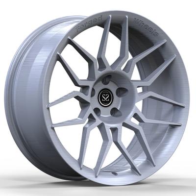 China Van de het Aluminiumlegering van Matt Silver Audi Forged Wheels 6061-T6 de Randen 20inch voor Audi Rs 6 Te koop