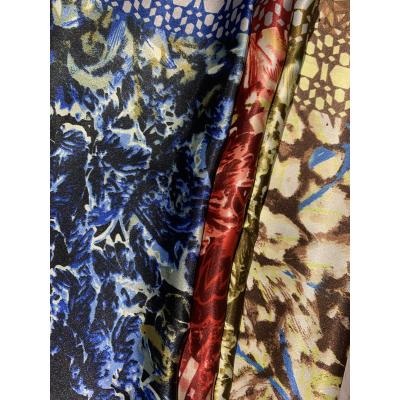 China Breathable Fabrics Custom Textiles Designer Digital Printing Baby Prints 50*50 HI-TWISTED Fabric By The Yard For Dresses for sale