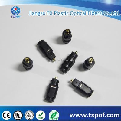 China Toslink Male Connectors Automotive Plastic Mount Types Toslink Plug for sale