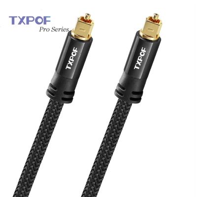 China Multimedia High Quality 24k Gold Plated Toslink Adapter Male To Male Digital Optical Audio Cable For Ps4 Home Theater for sale