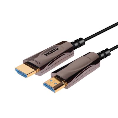 China New 10m 15m 50m 80m 100m 150m AOC 4K 60Hz multimedia fiber optic hdmi cable for sale