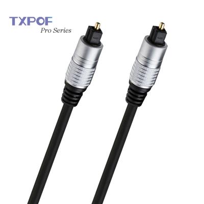 China High Quality Toslink Cable SPDIF Fiber Optic Cable Digital Plug 24K Gold Data Transmission 4K DM DVD Toslink High Fidelity Connector for sale