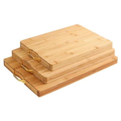 China Viable Wholesale Price Besting Selling Natural Color Cutting Plates Medium Large Bamboo Cutting Board Small for sale