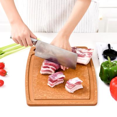 China Custom Durable Anti-Slip Rectangle Durable Acacia Wood Cutting Board Kitchen for sale