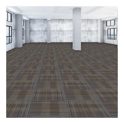 China PVC Backed Office Removable Nylon Carpet Tiles 50cm*50cm for sale