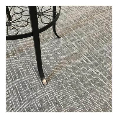 China Gray Commercial Modular Carpet Nylon-Faser mit PVC-Schutzträger zu verkaufen