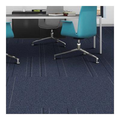 China 50x50cm Decorative Nylon Carpet Tiles PP Carpet Tiles With Bitumen Backing for sale