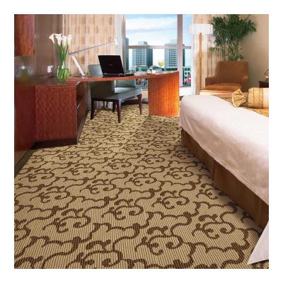 中国 ジャカードLoop Pile Tufted Broadloom Carpet Width 4m Forホテルの部屋 販売のため