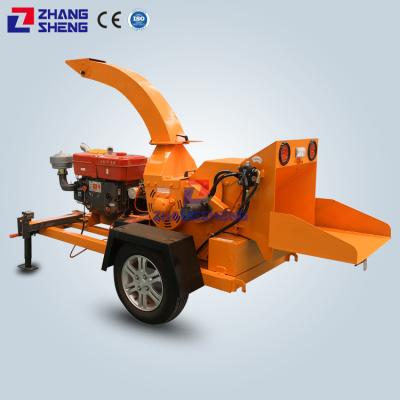 China Easy Operate Largest Loncin Motor Mechanical Feed Shaft Shredder Wayne Wood Chipper 13.5hp 220v for sale