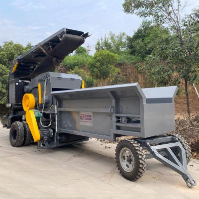 China For Crusher Horizontal Wood Chip Crusher For Sale Wooden Chip Crusher Electric Wood Branch Chipper Machine Wood Shredder for sale