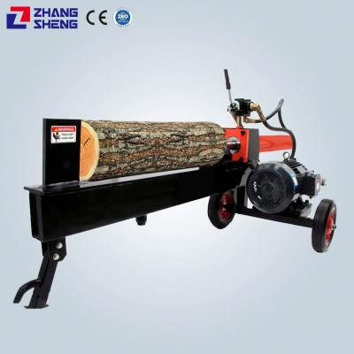 China Multi Wood Processing 40t Firewood Deck Electric Hydraulic Automatic Kinetic Wood Slicer Rocky Made Log Splitter for sale