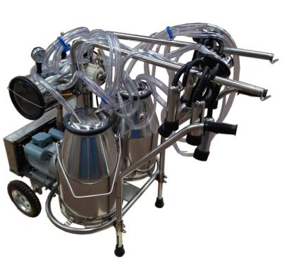 China Farms Portable Double Bucket Vacuum Electric Milker Milking Hall For Cows Goats CN; CE from JIA Farms 220v 95kg March for sale