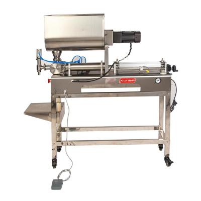 China 2020 Hot Sale G1WGDB Chemical Semi-automatic Paste Filling Machine With Stir for sale