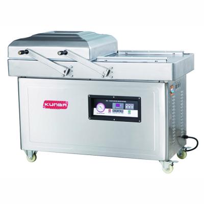 China DZ-500/2SB Flat Type Double Chamber Vacuum CLOTHING Machine Vacuum Packing Machine for sale