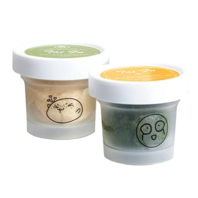 China Disposable Eco-friendly Ice Cream Cups PP Plastic Packaging Bowl Yogurt Pot Dessert Cup With Lid for sale