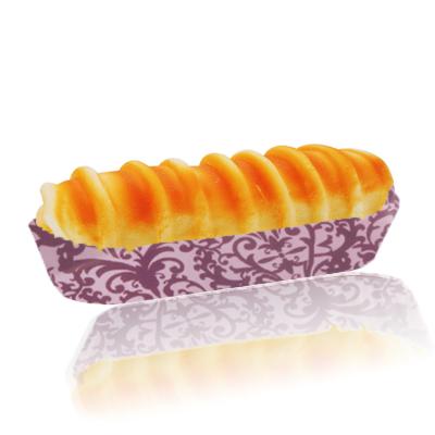 China Mini Baking Disposable Custom Cheap Bread Paper Boxes Cupcake Bread Liner for sale