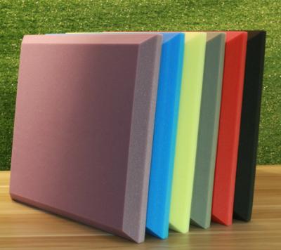 China Modern Flat Sound Proof Foam Board 50x50x5cm For Music Studio Room Acoustic Panel Multi Color for sale