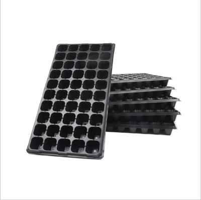 China 21 32 50 72 98 105 128 Cell Plastic Plug Seed Starting Grow Germination Tray For Greenhouse Vegetable Nursery for sale