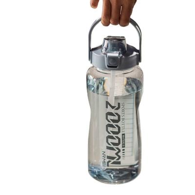 China 2022 Transparent Plastic Outdoor Fitness Water Cup Space Kettle Sports Bottle Safety Water Cup Practical Large Capacity Long Haul for sale