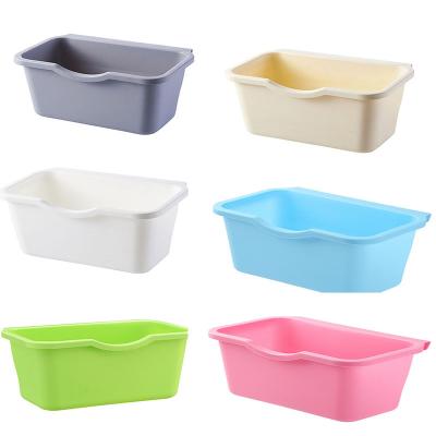 China Kitchen Storage Boxes Household Plastic Thickening Debris Storage Box Cabinet Door Hanging Storage Box Plastic Hanging Tool for sale