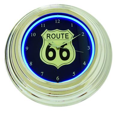 China Simple 17inch Neon Lamp Radio Wall Clock Neon Lamp for sale