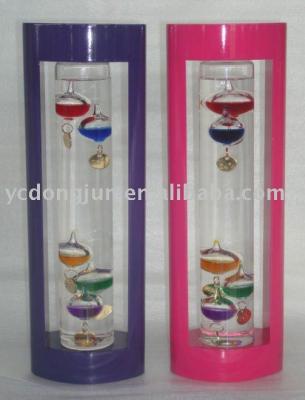 China Galileo Glasswood Thermometer for sale