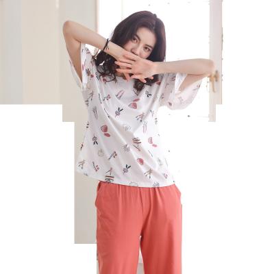 China Breathable Ballless Direct Ladies Summer Factory Wholesale Price Pajamas Top Pajamas for sale