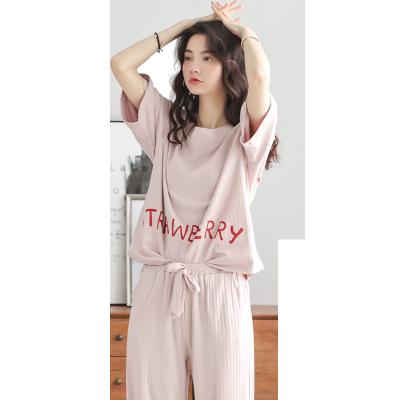 China Breathable Quality Assured Summer Fashion Adult Pajamas Set No Thermal Ball Pajamas for sale