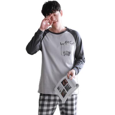 China Breathable Modern Popular Modern Pajamas For Men Set Comfortable Mens Pajama Robes for sale