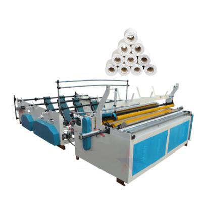 China food & Beverage Plant Paper Cutter Plant Tissue Rewinder Machine Production Line Plant for sale