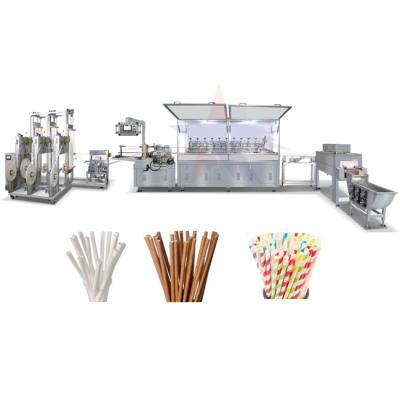 China Stainless Steel Straw Hotels High Speed ​​Paper Pipette Machine Disposable Paper Machine for sale