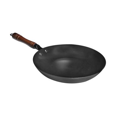 China Wholesale Cooking Stocked Kitchen Non Stick Cookware Set Iron Frying Physical Frying Pans for sale