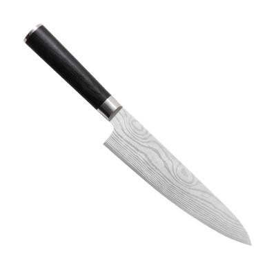 China Stocked Damascus Chef's Knife Custom Steel Kitchen Knives and Accessories for sale