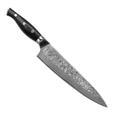 China 67 Layers Hot Selling Japanese Stocked VG10 8 Inch Damascus Chef Knife for sale