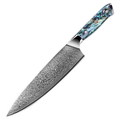 China Professional Customized Handmade Cooking 8 Stocked Japanese Steel Damascus Kitchen Chef Knife for sale