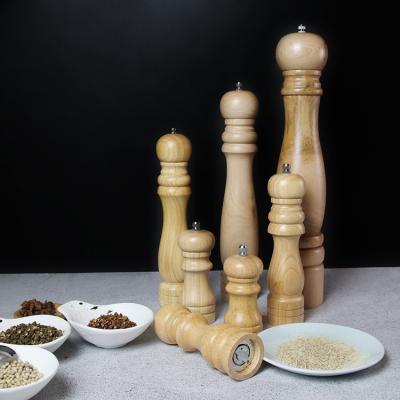 China Herb and Spice Wood Herb and Spice Tools Salt and Pepper Grinder Set Spice Grinder Stored Pepper Grinders Grinder Jar for sale