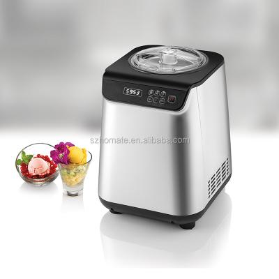 China Homemade Hotel Ice Cream Maker 1.2L Self Freezing With Built-in Compressor for sale