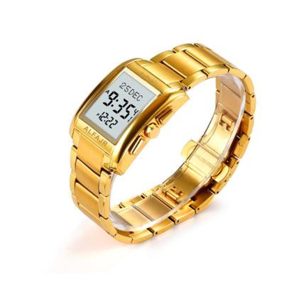 China Original Muslim Prayer Watch Qibla Alarm ALFAJR WS-06 Luxury Brands Men Wrist Watches Digital Multi Languages ​​Azan Watches for sale