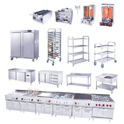 중국 Desgin Grace Stainless Steel Kitchen Hotel Modern Commercial Kitchen Equipment Supply Restaurant 판매용