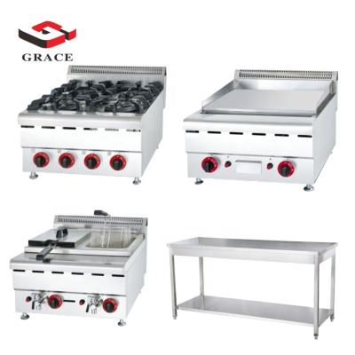 China 304/201/430 ​​Stainless Steel Easy Deal A Set Of Tabletop Cooking Equipment For Commercial Resturant Kitchen Equipment for sale