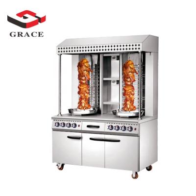 Κίνα Automatic Rotary Doner Kebab Restaurant Standing 8 Burner Gyro And Large Electric Shawarma Machine προς πώληση