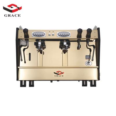 China Stainless 304# + Baking Paint Cheap Price Automatic Espresso Coffee Machine Commercial Coffee Maker For Restaurant Kitchen for sale