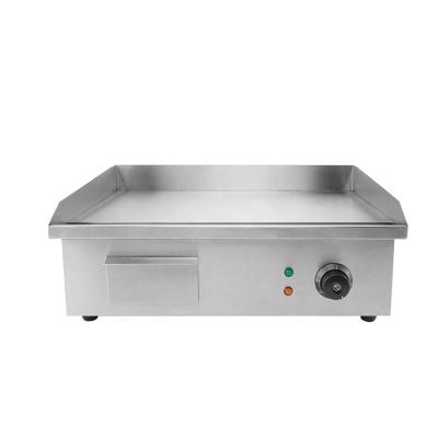 China Hamburger Grill Machine Flat Surface Electric Grill Easily Cleaned Electric Griddle for sale