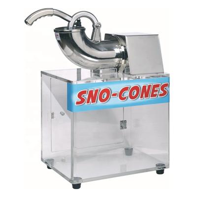 Κίνα Hotel Commercial Large Capacity Ice Shaver Machine Electric Crusher Snow Cone Maker With Acrylic Box προς πώληση