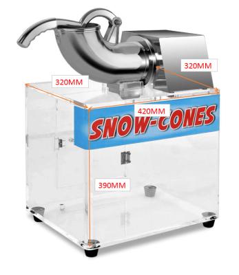 China Commercial Sala Machine Portable Shaver Ice Crusher Electric Safety Control Lock Blender Snow Cone Machine for sale