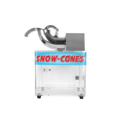 Κίνα Easy To Use Electric Shaver Clean Blender Beverage Crushed Ice Maker With Acrylic Smoothie Chopper Ice Crusher Ice Storage Box Snow Cones προς πώληση