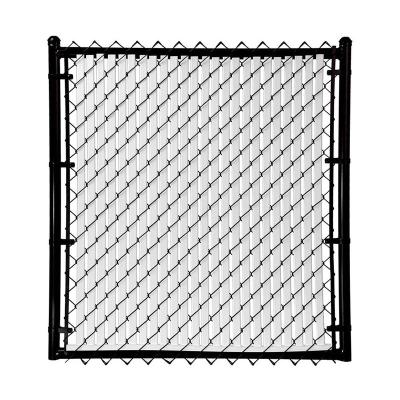 China Easily Assembled Customized Hot Sale UPVC Decorative Chain-Link Fence Tubular Slats for sale