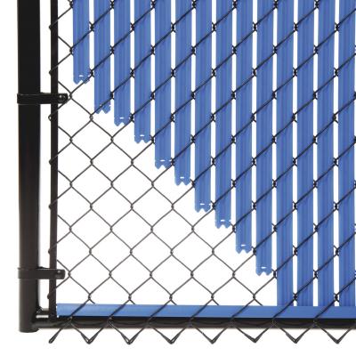 China Easily Assembled Used Steel Privacy Slats PVC Coated Privacy Slats Chain Link Fence Galvanized 6ft Line For Sale In Kenya for sale