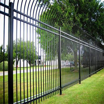 China Wholesale Easily Assembled Outdoor Garden Metal Fencing Corten Galvanized Steel Fence Panel In Low Price for sale