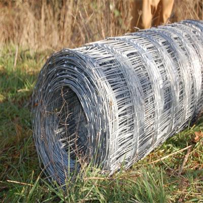 China Easily Assembled 8/90/15 100m Roll Heavy Hot Dipped Galvanized Goat Farming Barrier Cattle Farm Fence Livestock Field Fence for sale